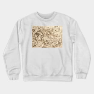 Desidia (Sloth) by Pieter Bruegel the Elder Crewneck Sweatshirt